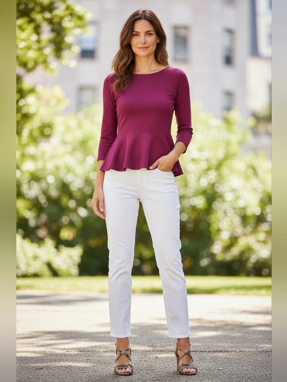 Banana Republic White Skinny Jeans